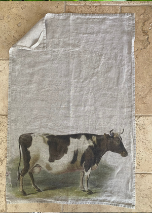 Tea Towel - Cow And Sheep (Set of 2)
