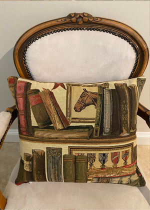 Cushion - Equestrian Library II