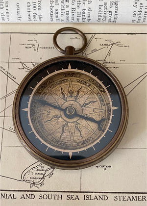 Compass - Antique Brass