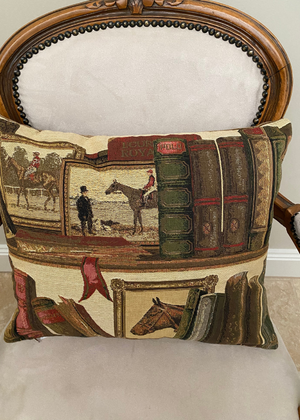 Cushion - Equestrian Library IV