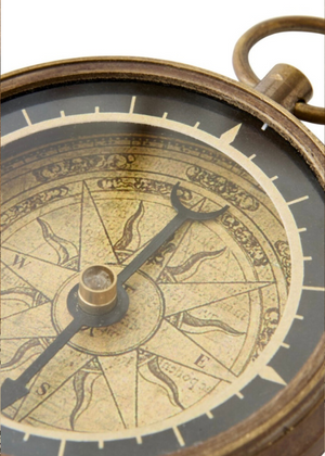 Compass - Antique Brass
