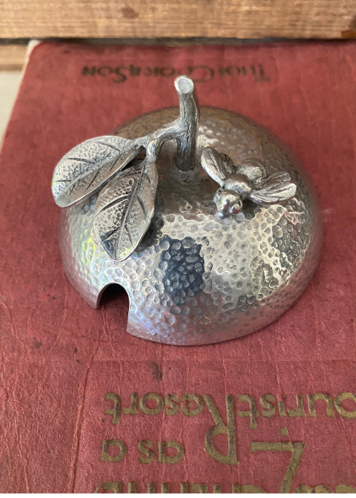 Condiment Pot - Orange With Bee