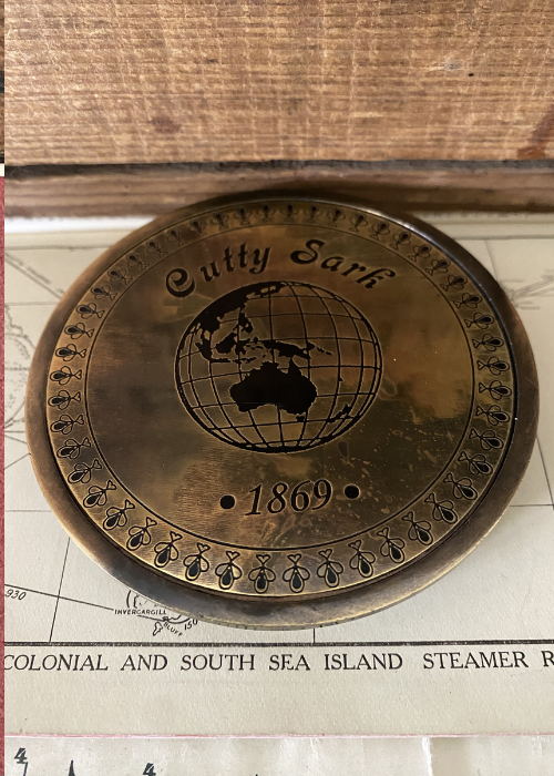 Compass - Brass With Engraving