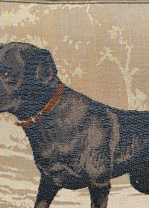Cushion - Black Labrador