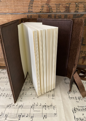 Journal - Leather Refillable Wrap