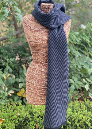 Scarf Possum Merino Parquet Black
