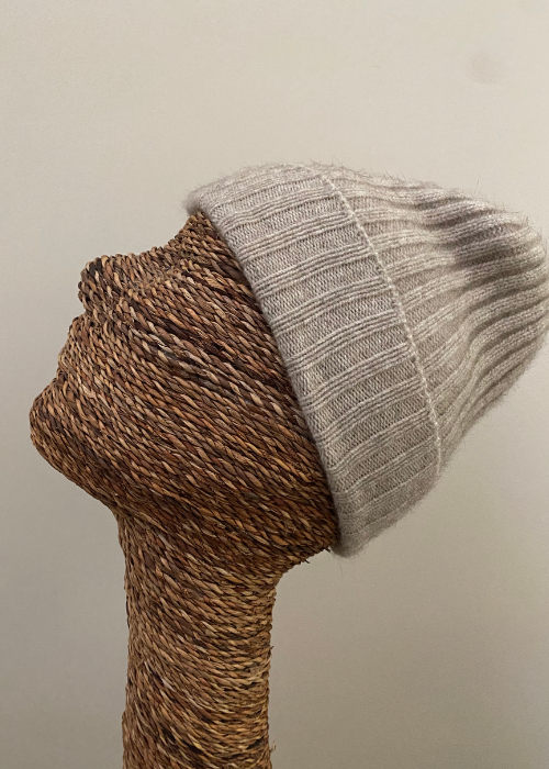Beanie - Ribbed - Natural