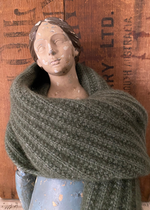 Scarf - Possum - Moss