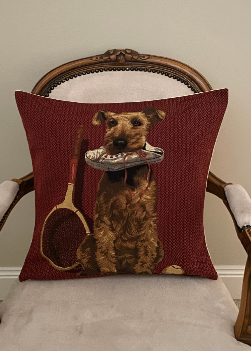 Cushion - Terrier Tennis Theme