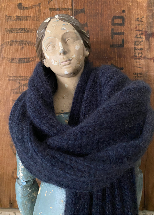 Scarf - Possum - Indigo