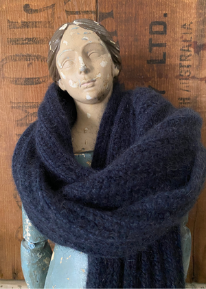 Scarf - Possum - Indigo
