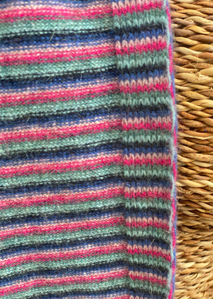 Scarf Possum Merino Multi Striped