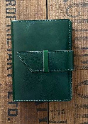 Journal - Refillable Leather - Green