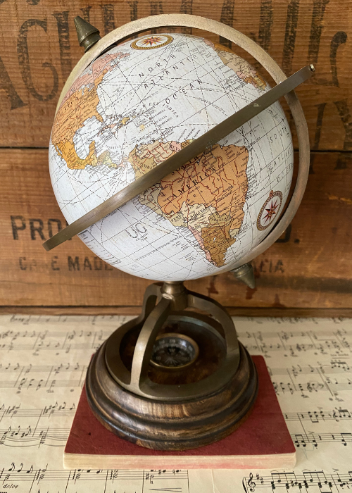 Globe - With Compass