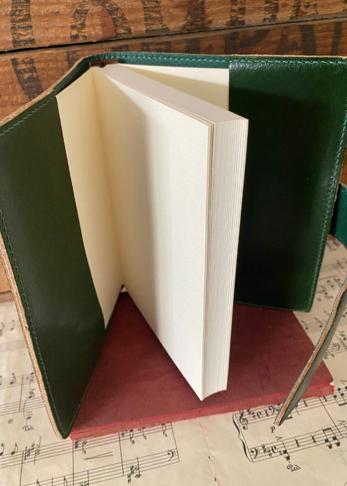 Journal - Refillable Leather - Green