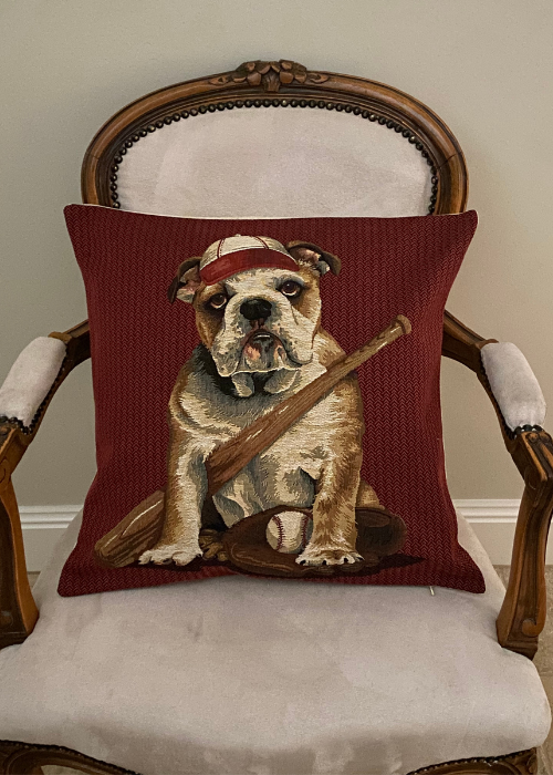 Cushion - Baseball Dog
