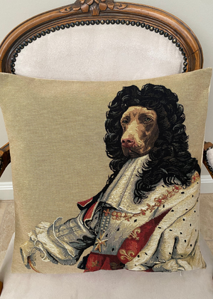 Cushion - Dog Louis XIV
