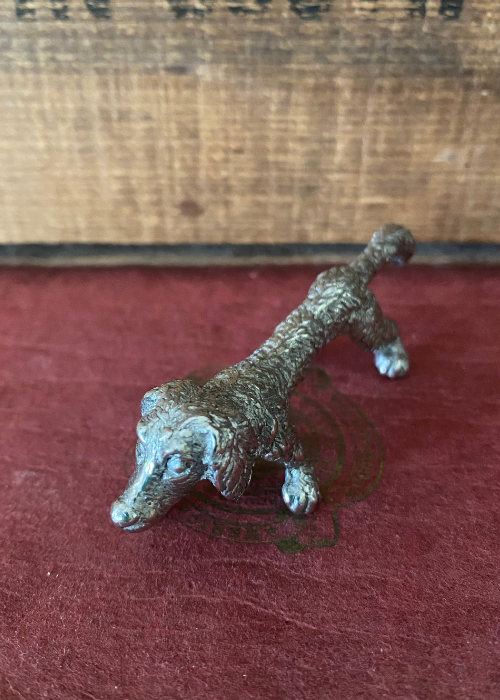 Knife Rest - Pewter Dog