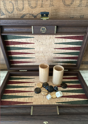 Backgammon - Cork And Wood - Natural