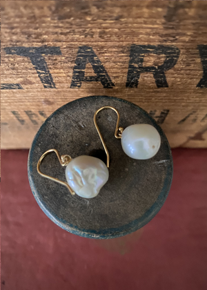 Earrings - Fresh Water Pearl And Gold Filled