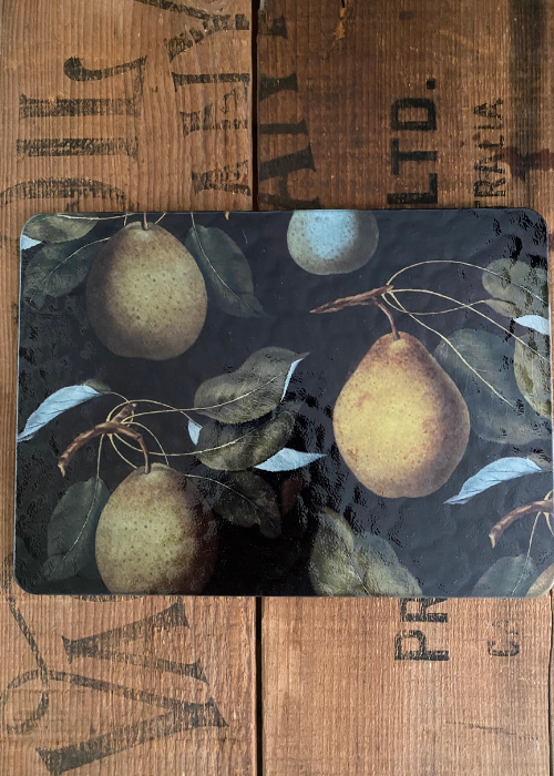 Chopping Board - Tempered Glass - Pear