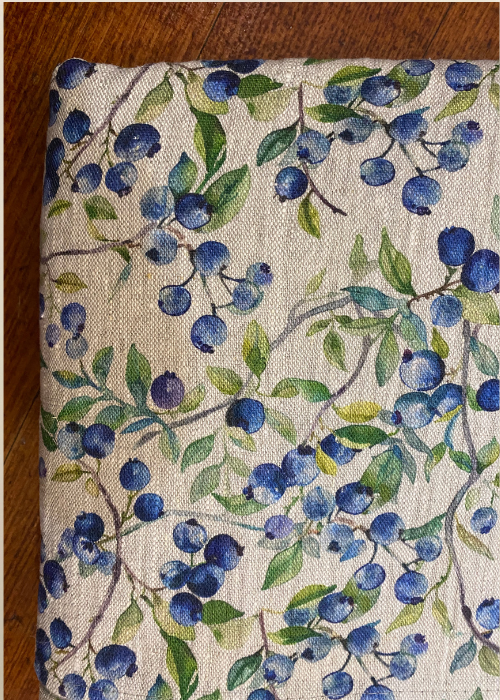 Tablecloth - 100% Linen - Blueberry