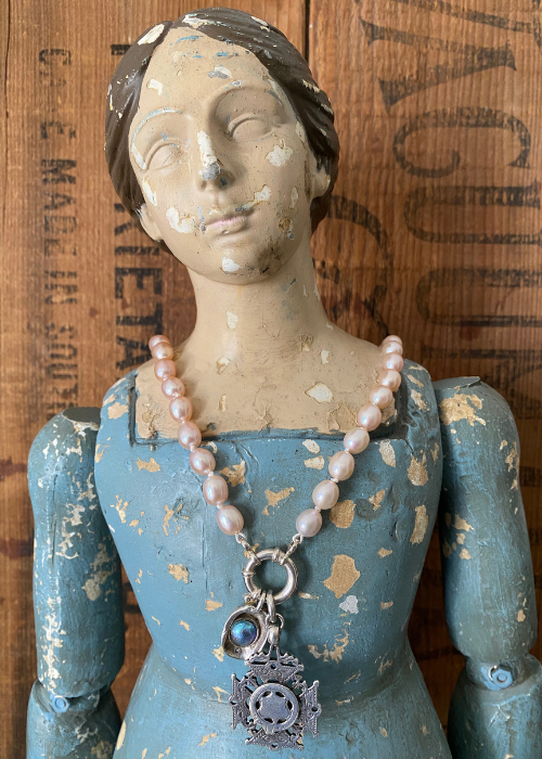 Necklace - Pink Fresh Water Pearl