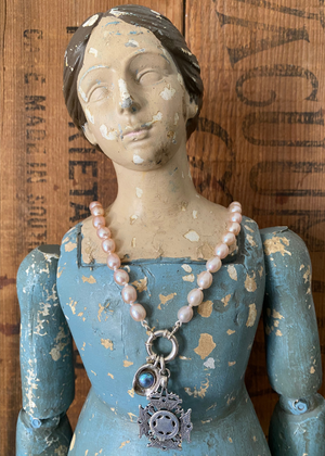 Necklace - Pink Fresh Water Pearl