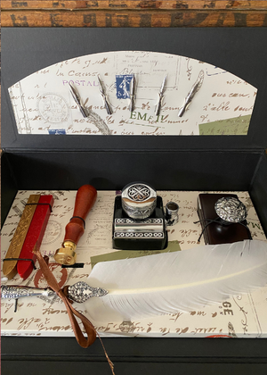 Calligraphy Set - White Quill