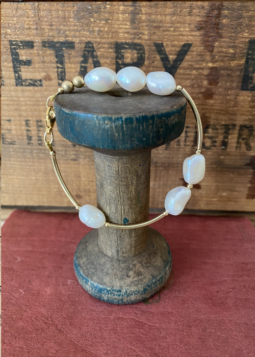 Bracelet - Fresh Water Pearl And Gold Filled