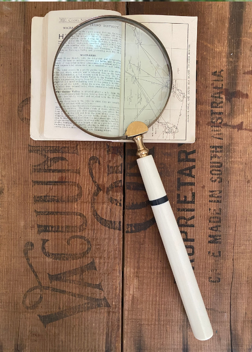Magnifier - Extra Large Cream Handled
