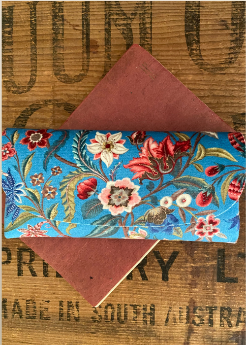 Glasses Case - Blue Flower