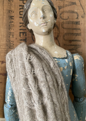 Scarf - Possum - Cable - Mocha