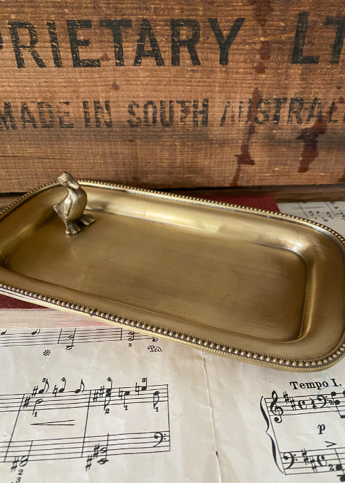 Tray - Brass Duck