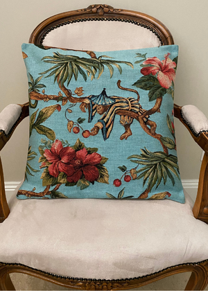 Cushion - Monkey Blue