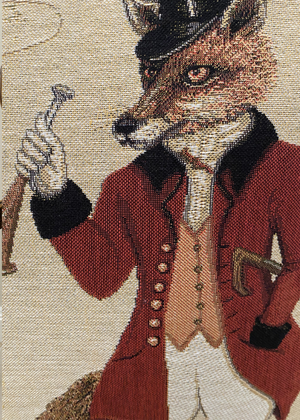 Cushion - Mr And Mrs Fox - Hunting Theme - Extra Large
