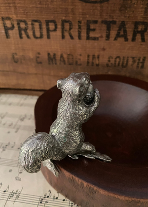 Bowl - Squirrel Wood And Pewter