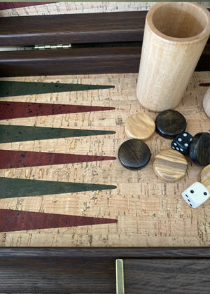 Backgammon - Cork And Wood - Natural