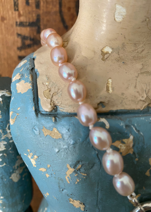 Necklace - Pink Fresh Water Pearl