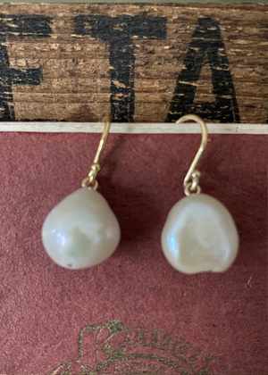 Earrings - Fresh Water Pearl And Gold Filled