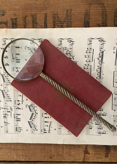 Magnifier - Brass - Rope Design Handle