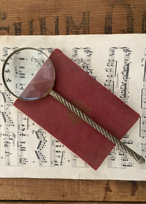 Magnifier - Brass - Rope Design Handle