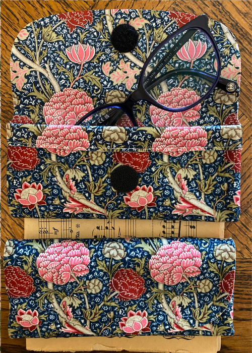 Glasses Case - Velour - Cray