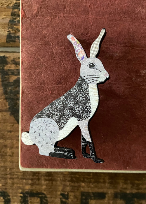 Brooch - Hare