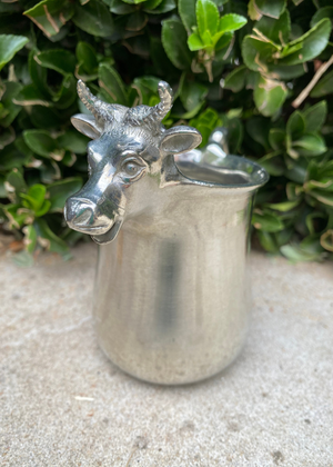 Jug - Pewter Cow