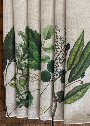 Linen Napkins - Tree Branch Design