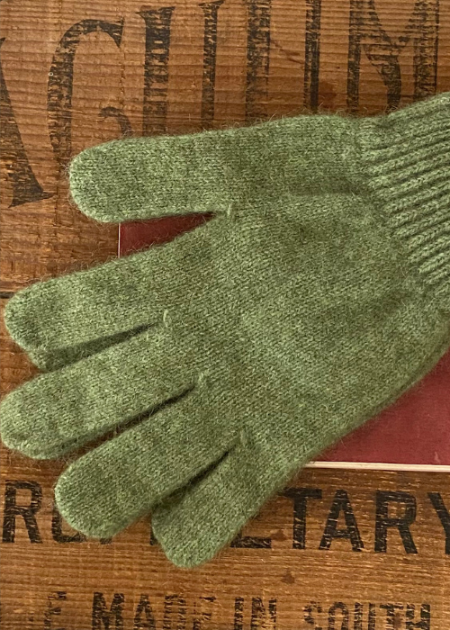 Gloves - Possum - Large - Pistachio