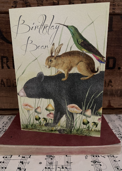 Greeting Card - Bear And Hare