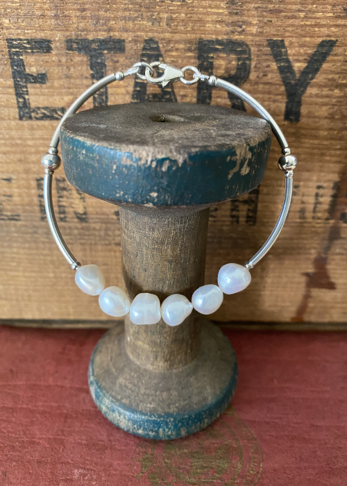 Bracelet - Fresh Water Pearl - Sterling Silver