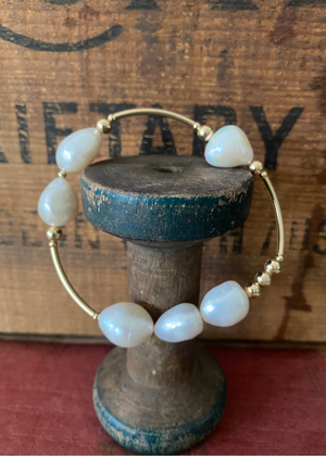 Bracelet - Fresh Water Pearl And Gold Filled